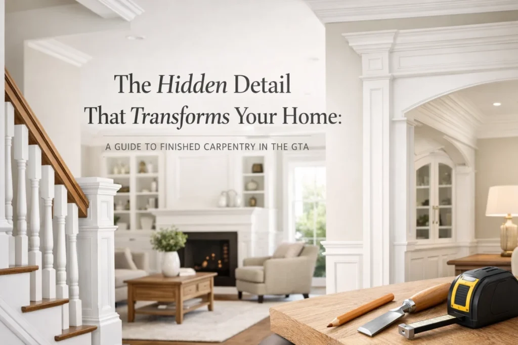 The Hidden Detail That Transforms Your Home  A Guide to Finish Carpentry in the GTA