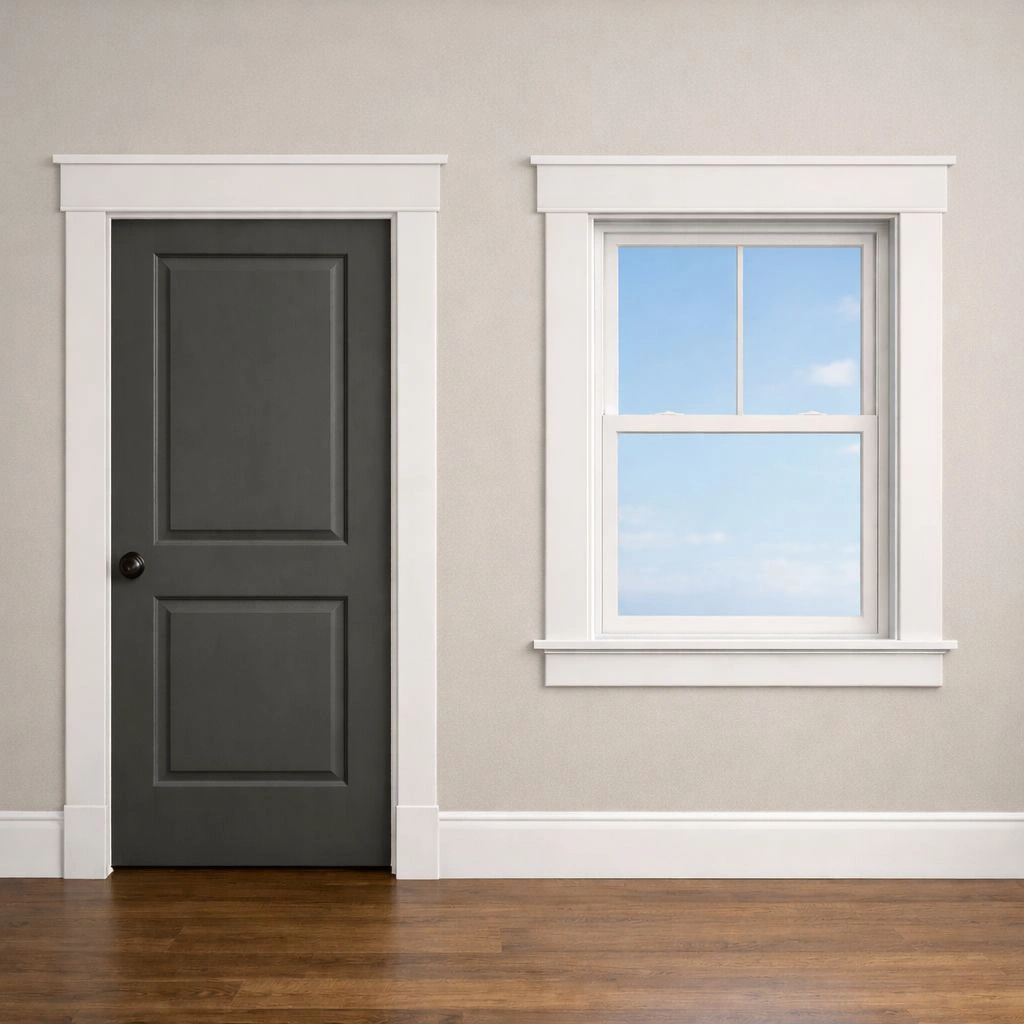 Clean-Lined Trim for Contemporary Homes